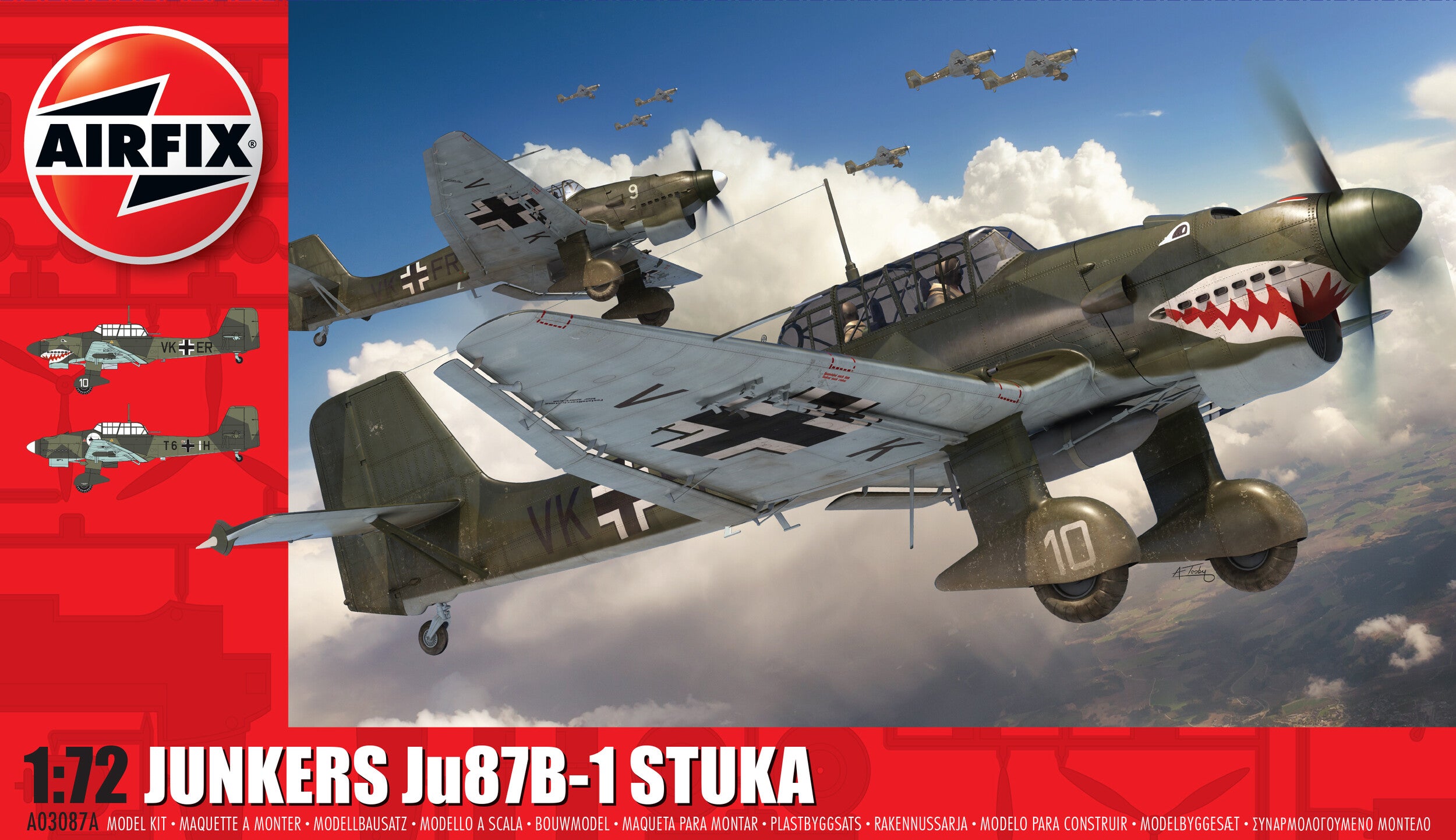 AIRFIX A03087A JUNKERS JU87B-1 STUKA   1:72 Scale