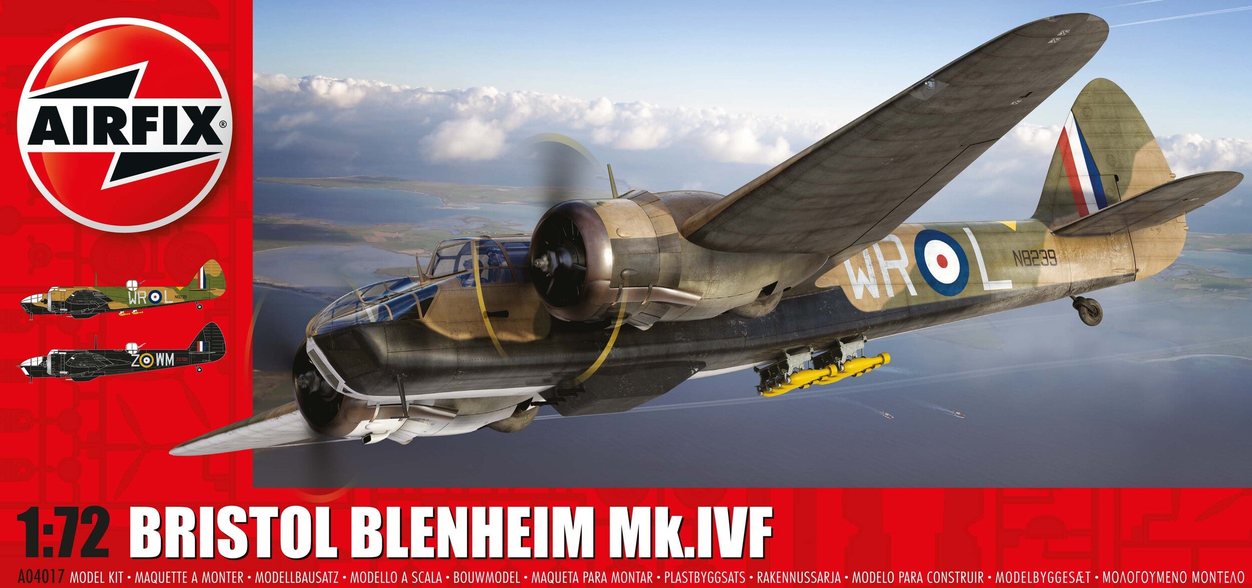AIRFIX A04017 BRISTOL BLENHEIM MK.IVF     1:72 Scale