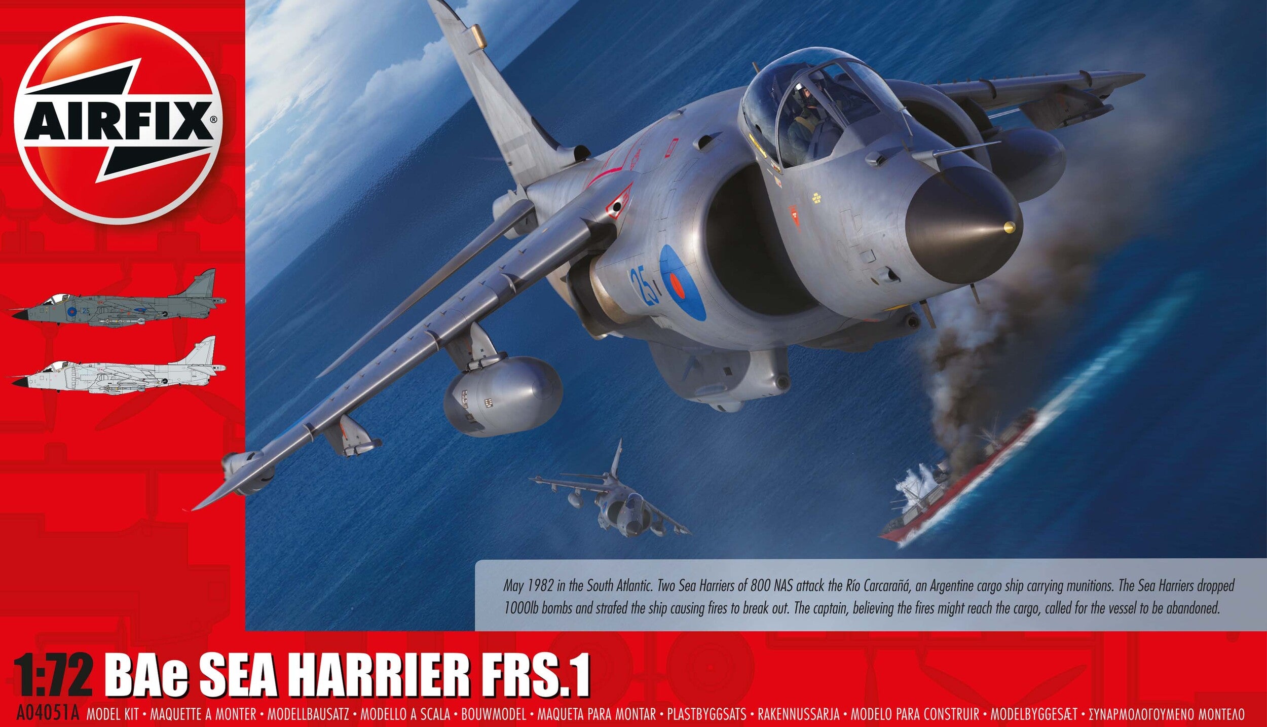 AIRFIX A04051A BAE SEA HARRIER FRS.1   1:72 Scale