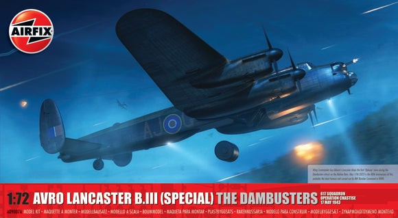 AIRFIX A09007A AVRO LANCASTER B.III SPECIAL  THE DAMBUSTERS     1:72 Scale