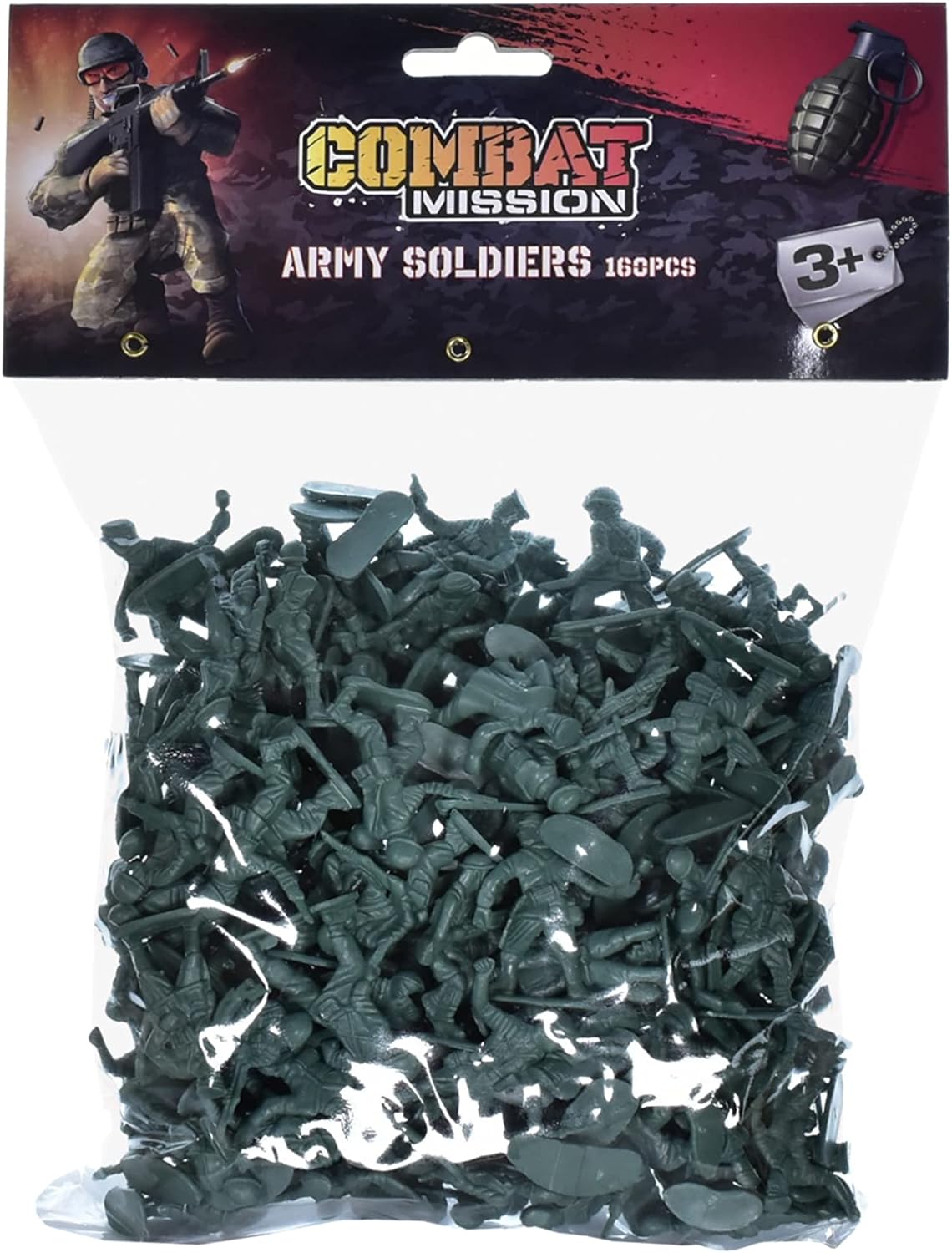 COMBAT MISSION TY5323 ARMY SOLDIERS 160 PIECE SET