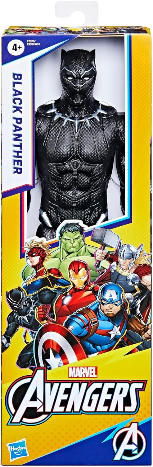 MARVEL E7876 AVENGERS TITAN HEROS BLACK PANTHER