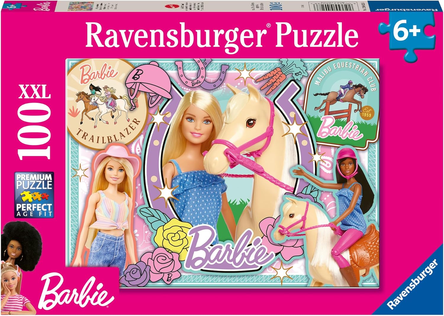 RAVENSBURGER 04028 BARBIE 100 XXL PIECE JIGSAW PUZZLE