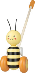 ORANGE TREE TOYS WOODEN PUSH ALONG HONEY BEE