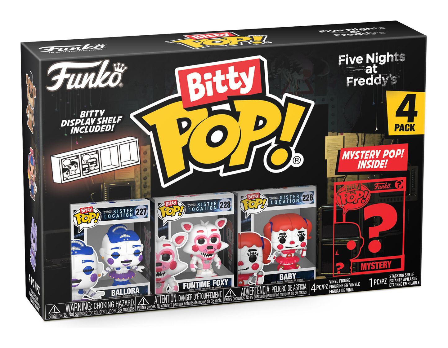 FUNKO BITTY POP! FIVE NIGHTS AT FREDDYS BALLORA FUNTIME FOXY BABY