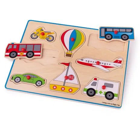 BIGJIGS BJ260 WOODEN LIFT OUT PUZZLE TRANSPORT