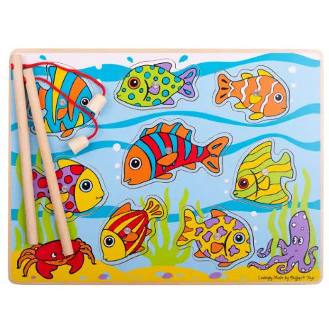 BIGJIGS BJ506 WOODEN MAGNETIC FISHING