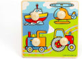 BIGJIGS BJ519 MY FIRST PEG PUZZLE TRANSPORT