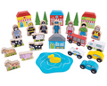 BIGJIGS BJT054 WOODEN RAILWAY TRACKSIDE EXPANSION SET