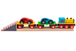 BIGJIGS RAIL BJT199 WOODEN CAR LOADER TRAIN