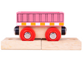 BIGJIGS RAIL BJT484 WOODEN RAILWAY PINK WAGON