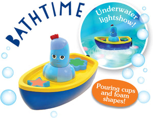 IN THE NIGHT GARDEN 1669 IGGLEPIGGLE'S LIGHTSHOW BATH TIME BOAT