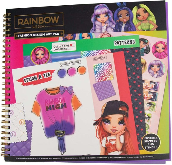 ** 25% OFF **MGA RAINBOW HIGH FASHION DESIGN ART PAD