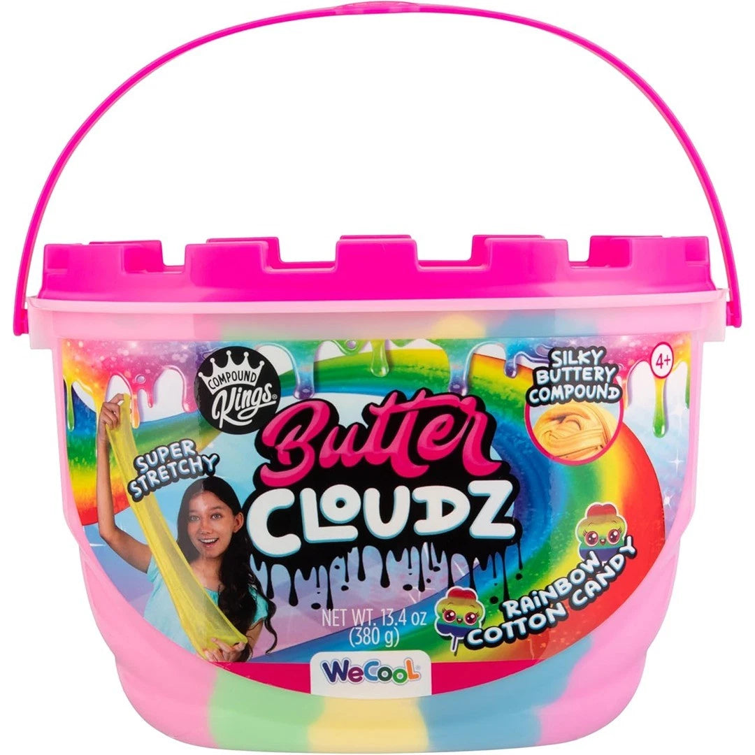 COMPOUND KINGS WC11051712CKINT BUTTER CLOUDS SWIRLS LARGE COTTON CANDY RAINBOW