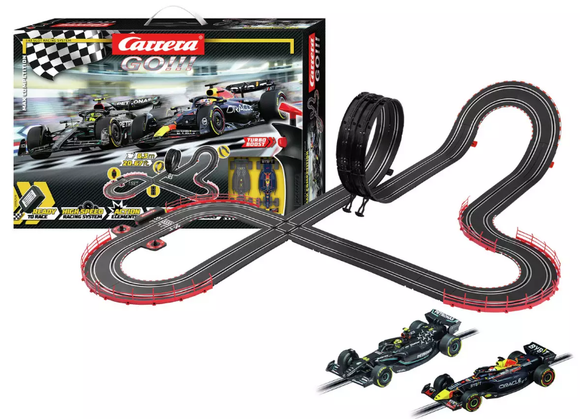 CARRERA GO MAX COMPETITION SLOT CAR FORMULA ONE SET