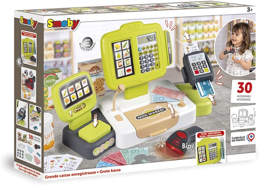 SMOBY 50114 LARGE CASH REGISTER