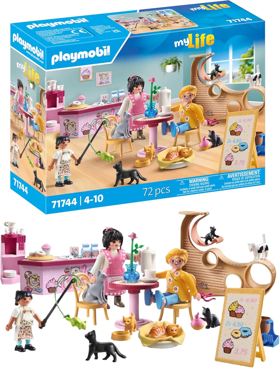 PLAYMOBIL 71744 MY LIFE CAT CAFE