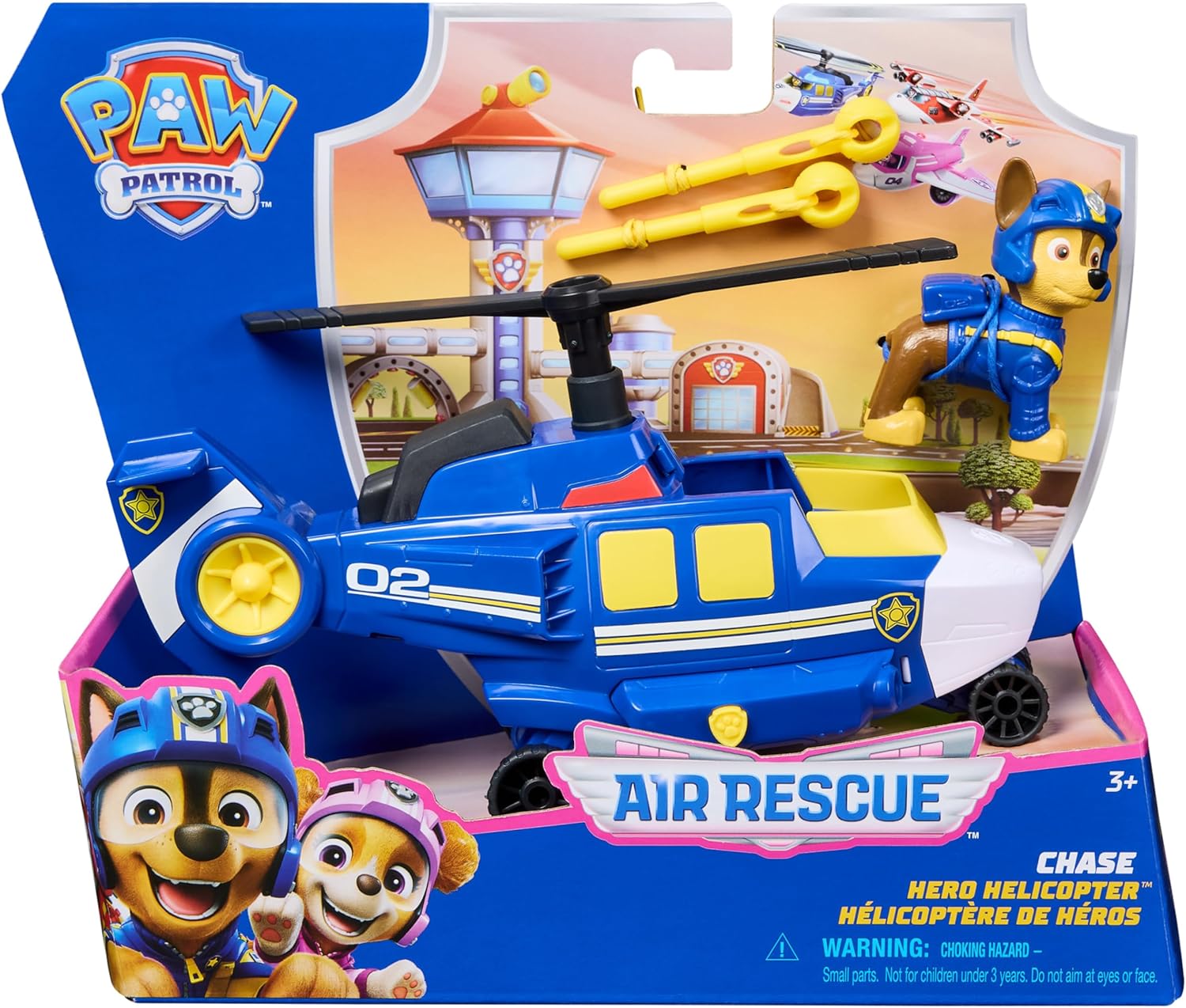 PAW PATROL 6071173 AIR RESCUE CHASE HERO HELICOPTER