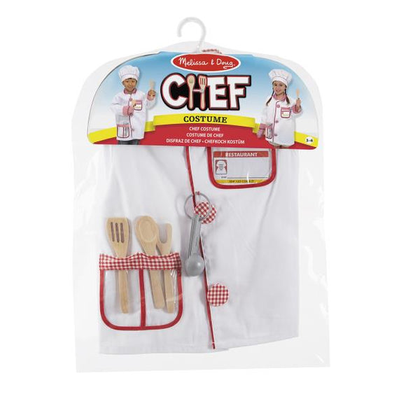 MELISSA & DOUG 14838 CHEF COSTUME SIZE 3-6 YEARS