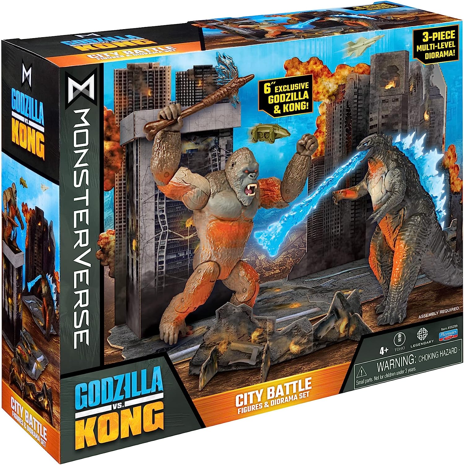 MONSTERVERSE 35299 CITY BATTLE DIORAMA SET