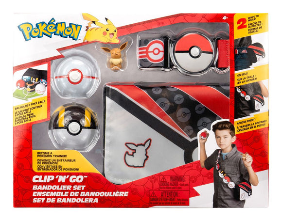 POKEMON PKW3650 CLIP'N'GO BANDOLIER EEVEE SET