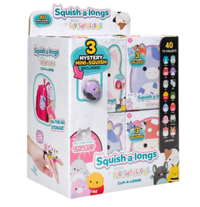 SQUISHMALLOW SQAL0079 SQUISH-A-LONGS CLIP-A-LONGS BLIND BOX