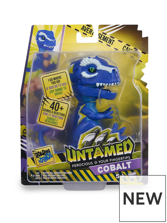 WOW WEE 14564 UNTAMED ROARING DINO COBALT