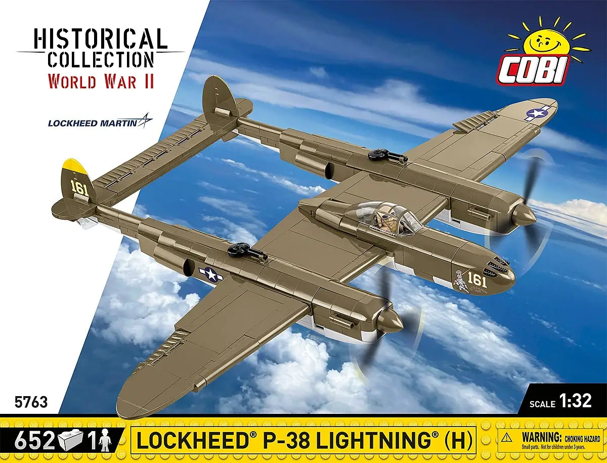 COBI 5763 LOCKHEED P-38 LIGHTENING (H) 1:32 SCALE