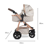 Cosatto Wow 3 in 1 Dolls Pram Whisper