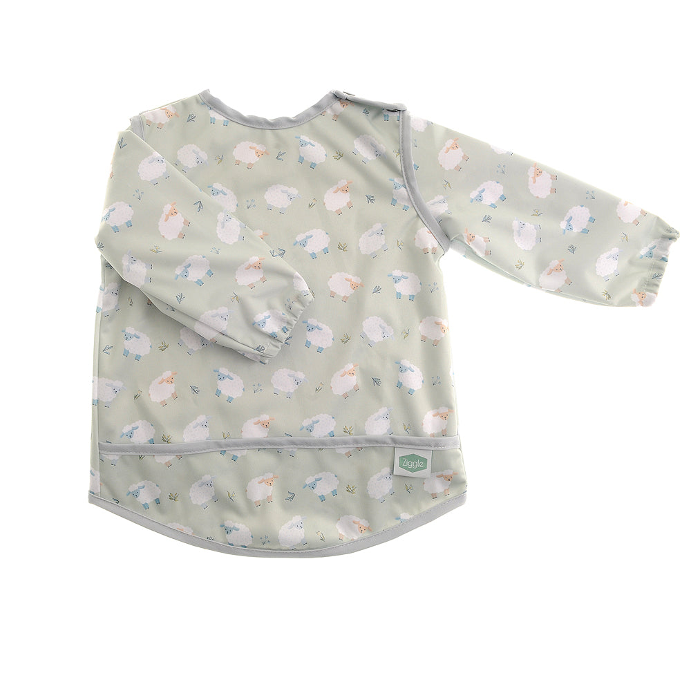 ZIGGLE COVE6291 COVERALL FEEDING BIB SHEEP