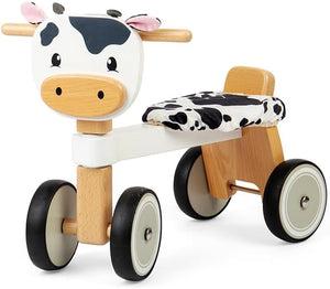 BIGJIGS BJ36057 WOODEN RIDE ON COW