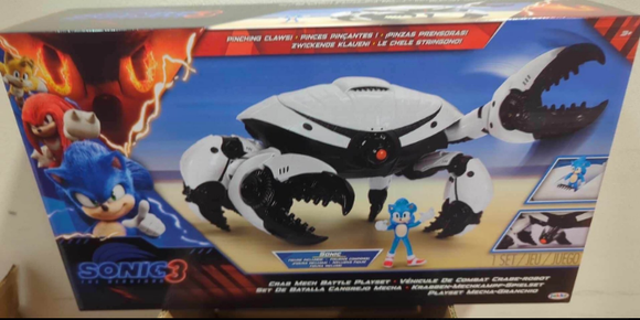 SONIC THE HEDGEHOG 3 42409 CRAB MECH BATTLE PLAYSET