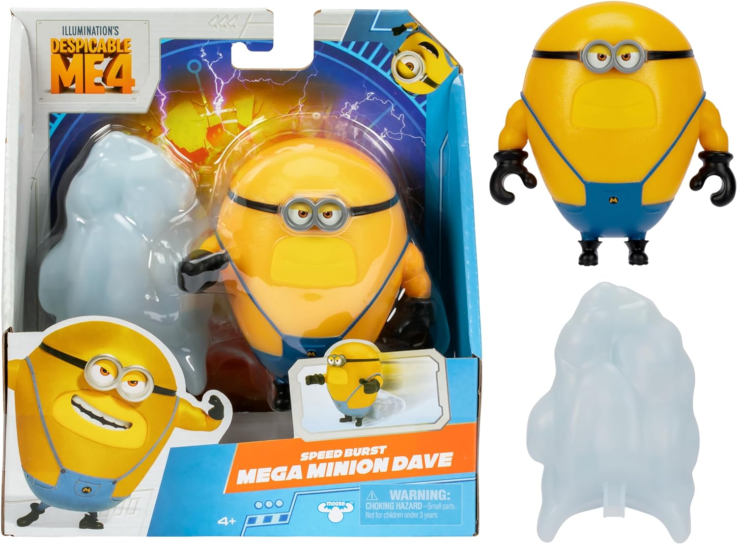 ** HALF PRICE ** DESPICABLE ME 4 59280 SPEED BURST MEGA MINION DAVE