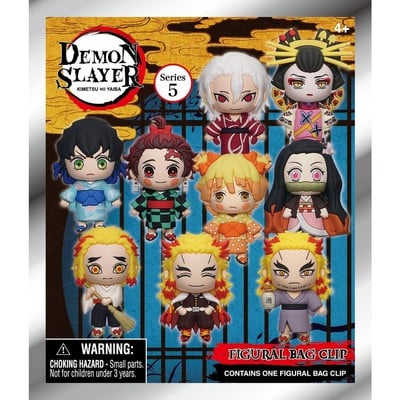 DEMON SLAYER 74570 3D FOAM BAG CLIP SERIES 5