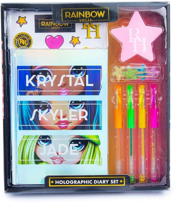 MGA RAINBOW HIGH HOLOGRAPHIC DIARY SET