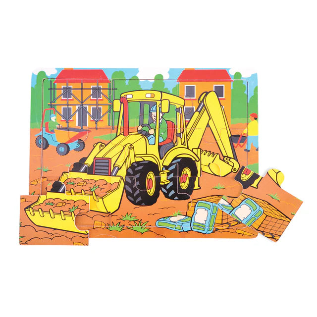 BIGJIGS BJ725 DIGGER 9 PIECE PUZZLE