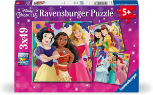 RAVENSBURGER 01068 DISNEY PRINCESS 3X49 PIECE JIGSAW PUZZLE