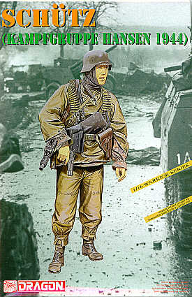 Dragon 1623 Schutz Kampfguppe Hansen 1944  Figure  1/16 SCALE