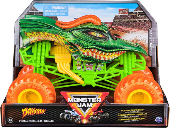 MONSTER JAM 20149177 DRAGON MONSTER TRUCK 1:24TH SCALE