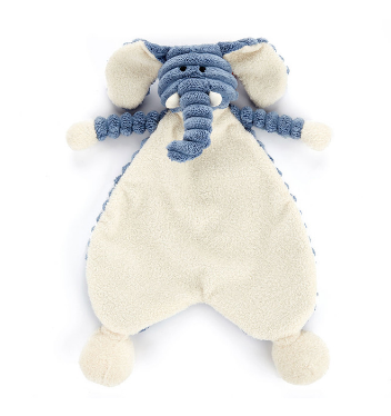 JELLYCAT SRS4EL BABY CORDY ROY ELEPHANT COMFORTER