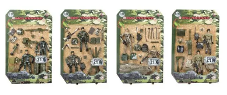 WORLD PEACEKEEPERS 77002 FIGURE 2 PACK (ASSORTED DESIGNS)