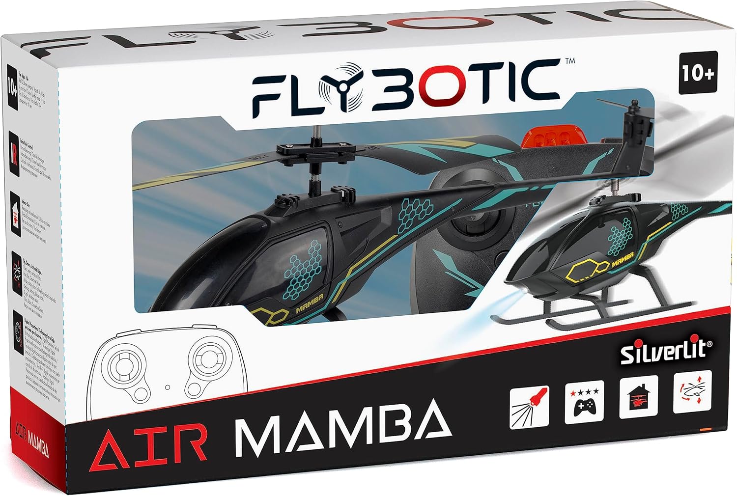 SILVERLIT 84753 FLYBOTIC R/C AIR MAMBA HELICOPTER