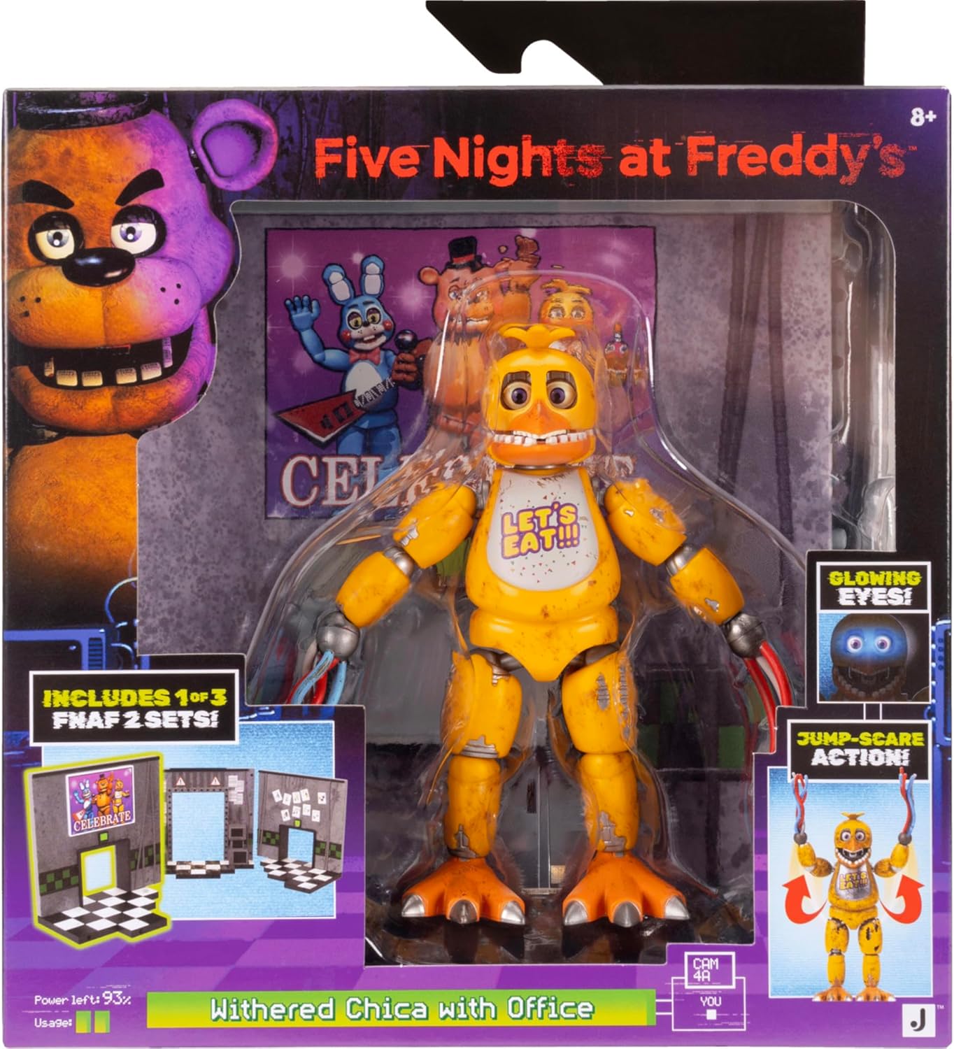 FIVE NIGHTS AT FREDDYS FNF0109 WITHERED CHICA WITH OFFICE