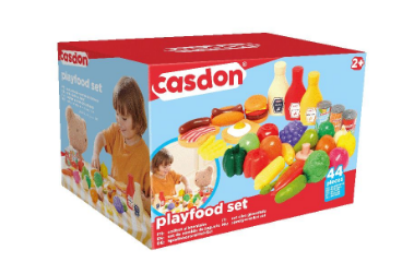 CASDON 61850 PLAYFOOD SET 44 PIECES