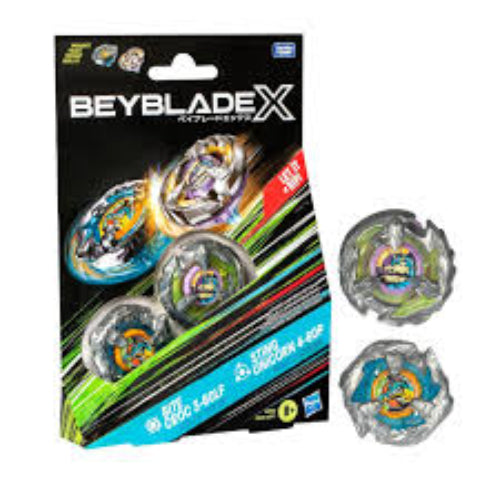 BEYBLADE X G0199 BITE CROC 3-60LF & STING UNICORN 4-60P