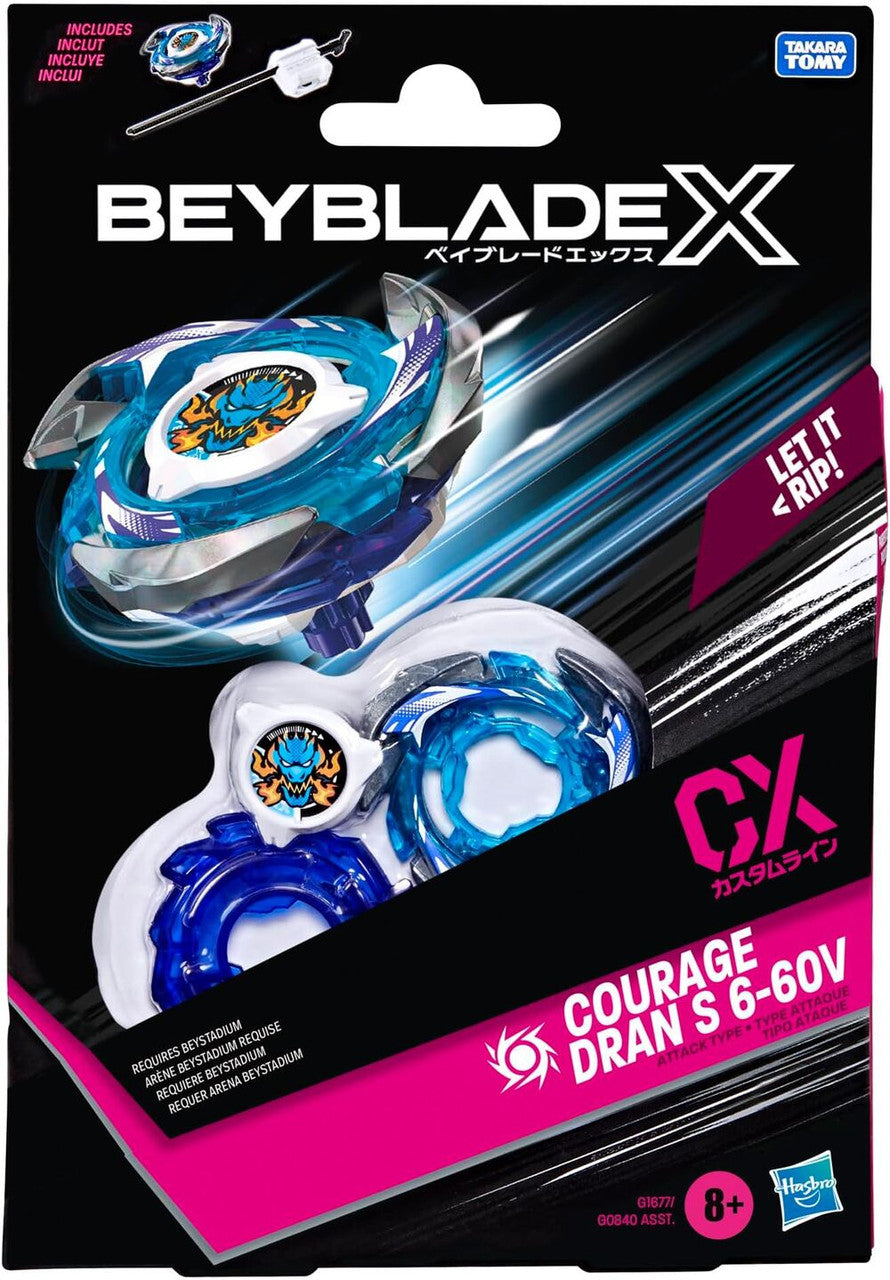 BEYBLADE X G1677 COURAGE DRAN S 6-60V