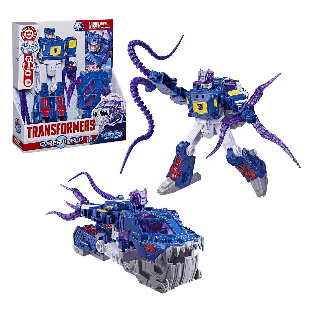 TRANSFORMERS CYBERWORLD G1964 SOUNDWAVE