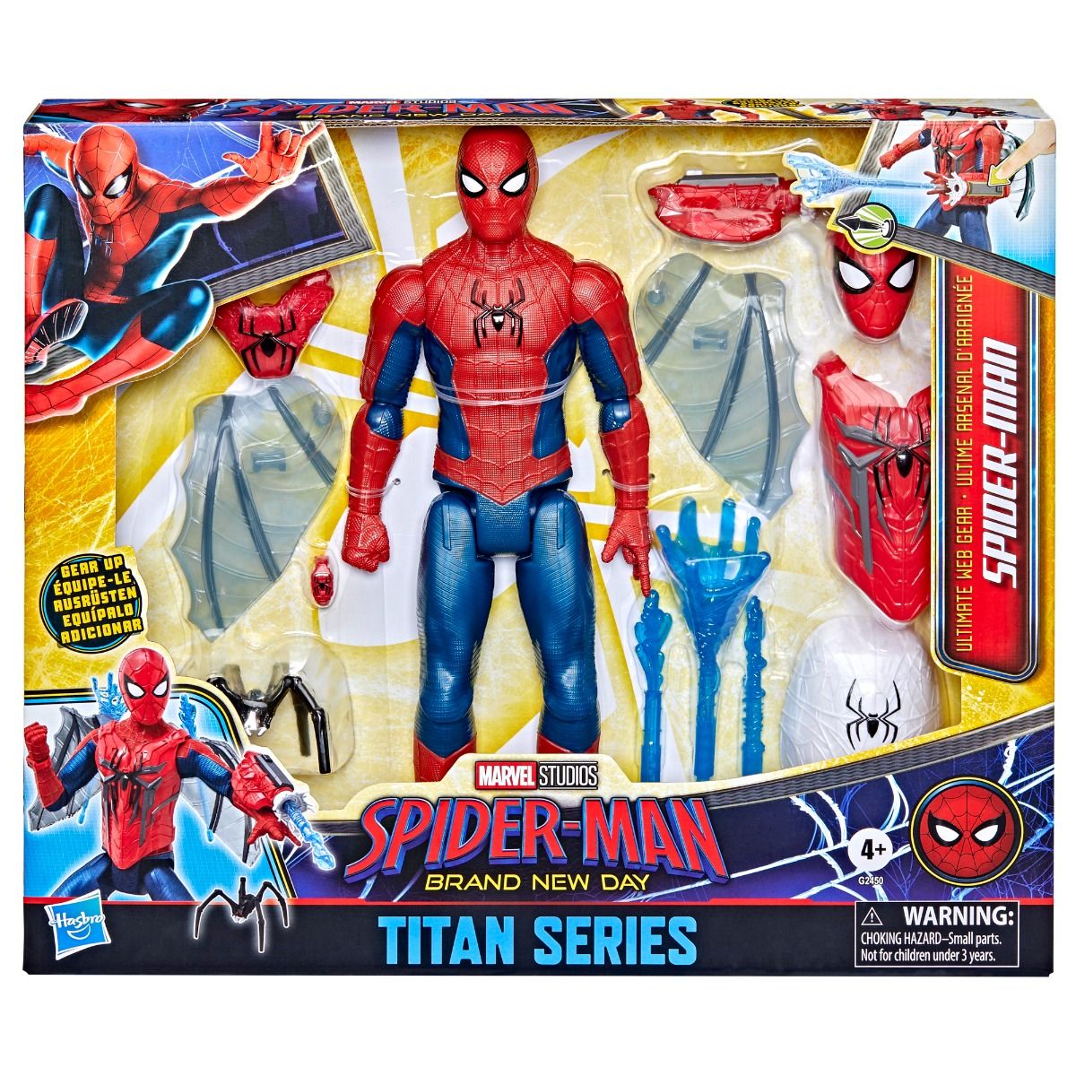 MARVEL SPIDERMAN G2450 ULTIMATE WEB GEAR TITAN SERIES