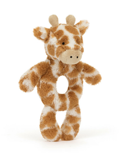 JELLYCAT BRR4GF BASHFUL GIRAFFE RING RATTLE