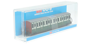 PECO GR-621B FR Short 'Bowsider' Bogie Coach - Early Preservation - Green 20 OO9 SCALE